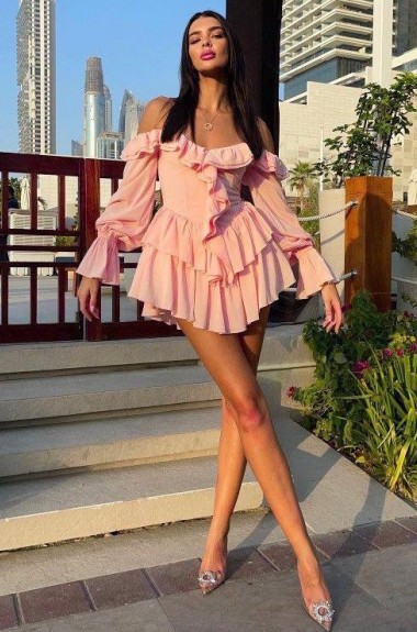 Нежное платье YLM-664A530 Нежное платье YLM-664A530