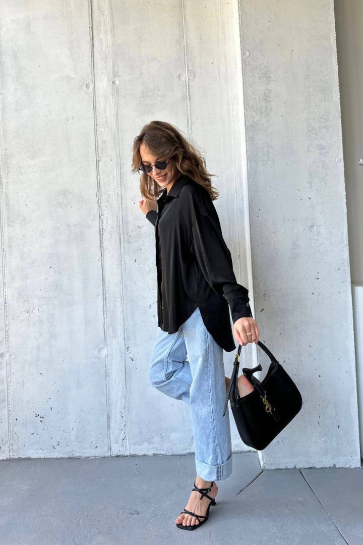 Шелковая рубашка RAB-522A459