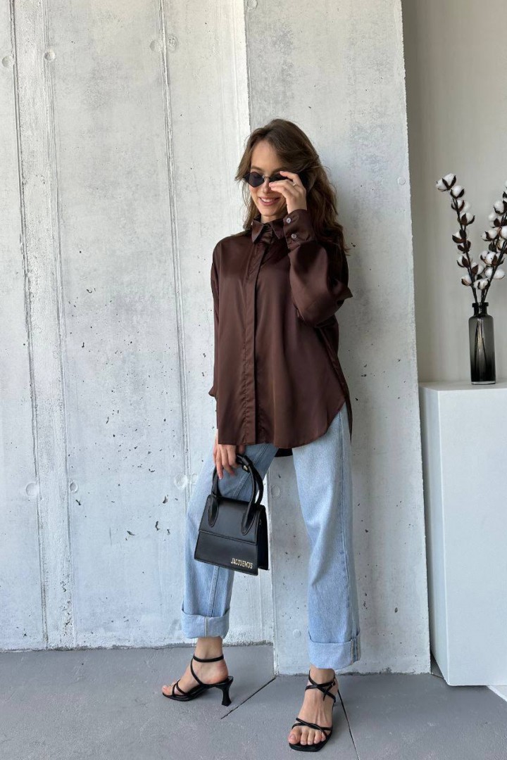 Шелковая рубашка RAB-522A459