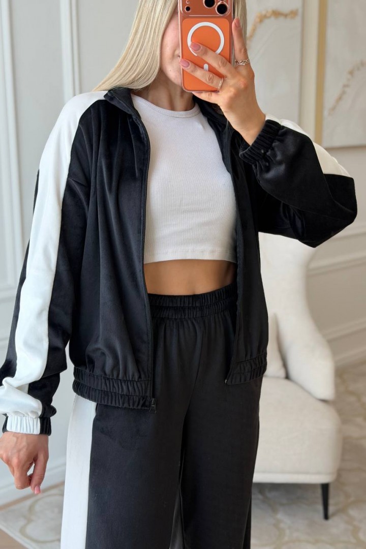 Велюровый спортивный костюм RAB-718A739