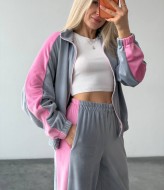 Велюровый спортивный костюм RAB-718A739