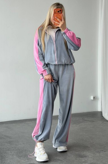 Велюровый спортивный костюм RAB-718A739