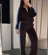 Велюровый спортивный костюм RAB-718A739