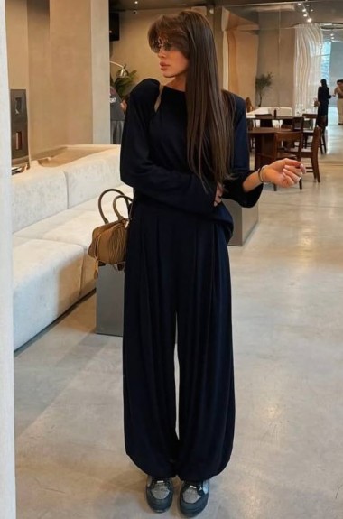 Костюм двійка вільні штани і лонг RAB-722A709 Костюм двійка вільні штани і лонг RAB-722A709