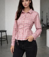 Рубашка по бокам корсетная шнуровка RAB-723A559