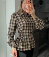 Рубашка по бокам корсетная шнуровка RAB-723A559