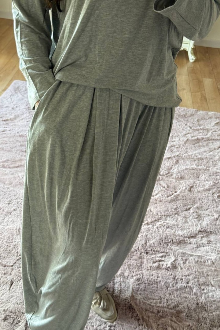 Костюм двійка вільні штани і лонг RAB-722A709