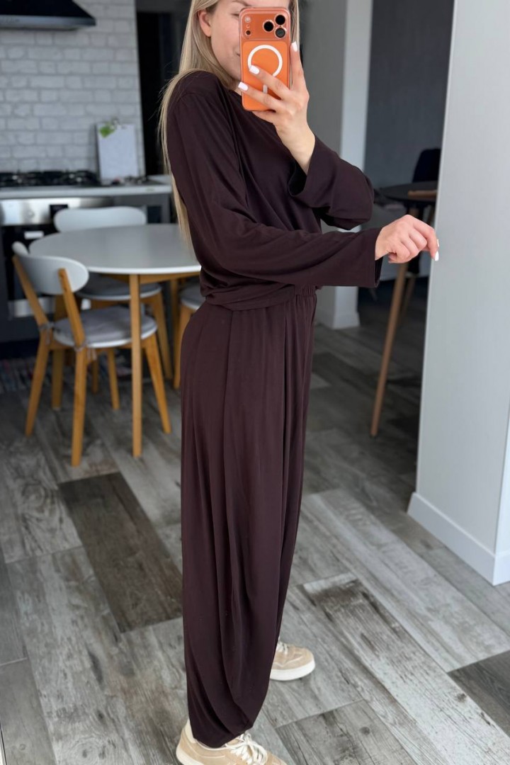 Костюм двійка вільні штани і лонг RAB-722A709