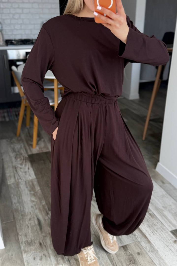 Костюм двійка вільні штани і лонг RAB-722A709