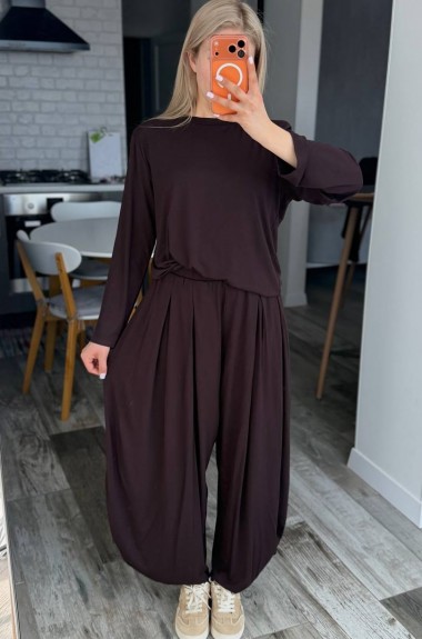 Костюм двійка вільні штани і лонг RAB-722A709 Костюм двійка вільні штани і лонг RAB-722A709