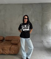 Футболка оверсайз с имитацией корсета ELZ-804A350