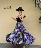 Спідниця - кльош із шовку DMP-A4403A950