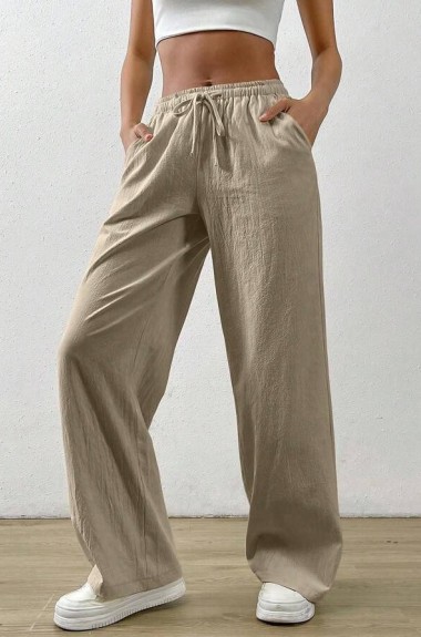 Жіночи льняни штани IMMA-199A390B450 Жіночи льняни штани IMMA-199A390B450
