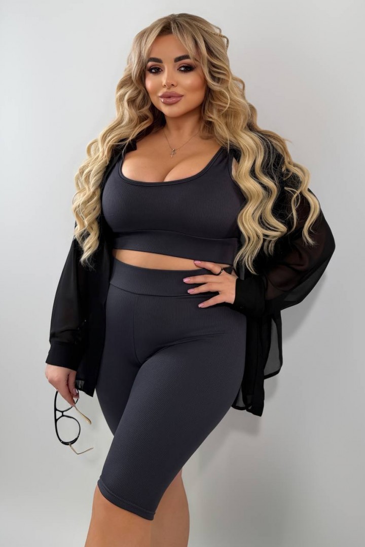 Жіночі літні капрі до коліна INS-437A300