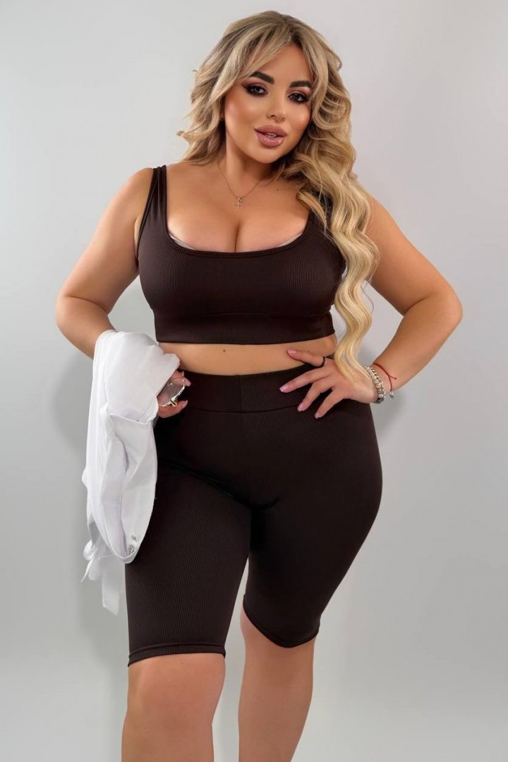 Жіночі літні капрі до коліна INS-437A300