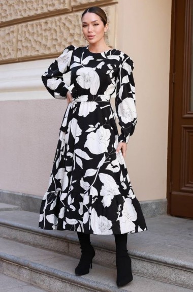 Елегантна сукня міді IMMA-450A560B660