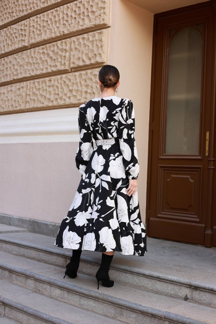 Элегантное платье миди IMMA-450A560B660