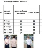 Рубашка для подростка EV-2064A100