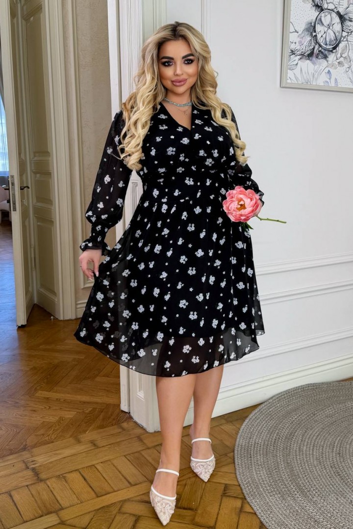 Платье с принтом VL-1162A550