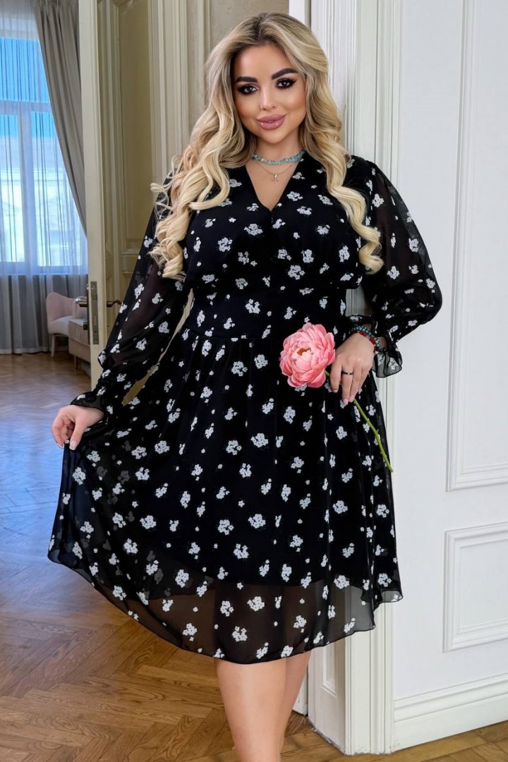 Платье с принтом VL-1162A550