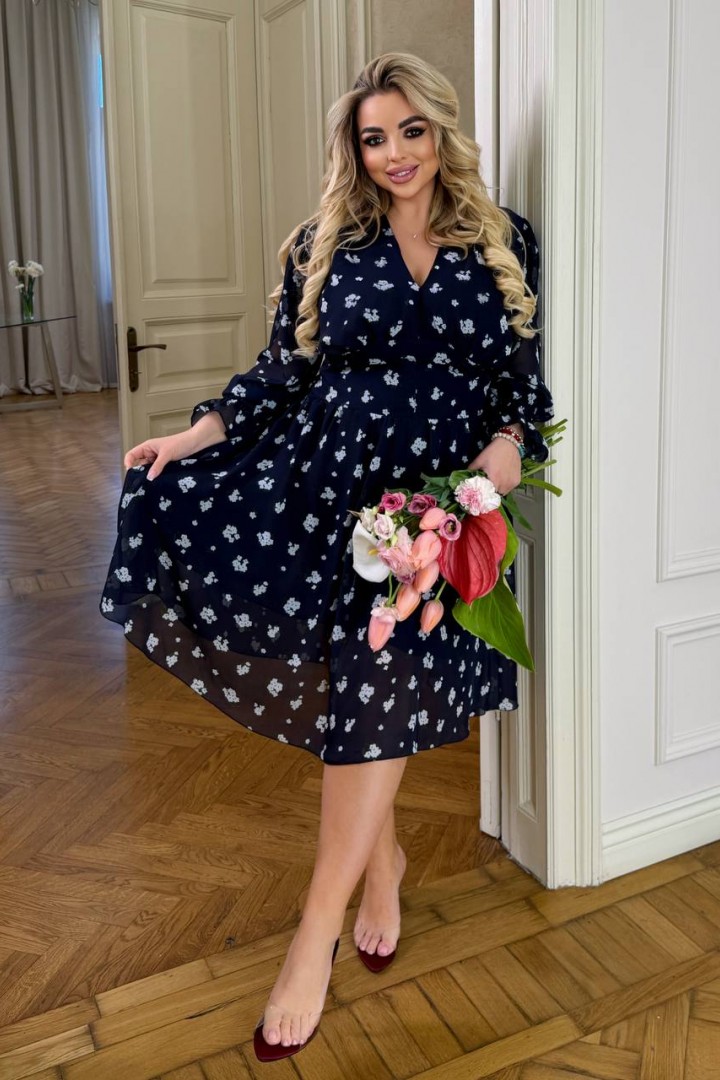 Платье с принтом VL-1162A550