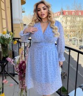 Платье с принтом VL-1162A550