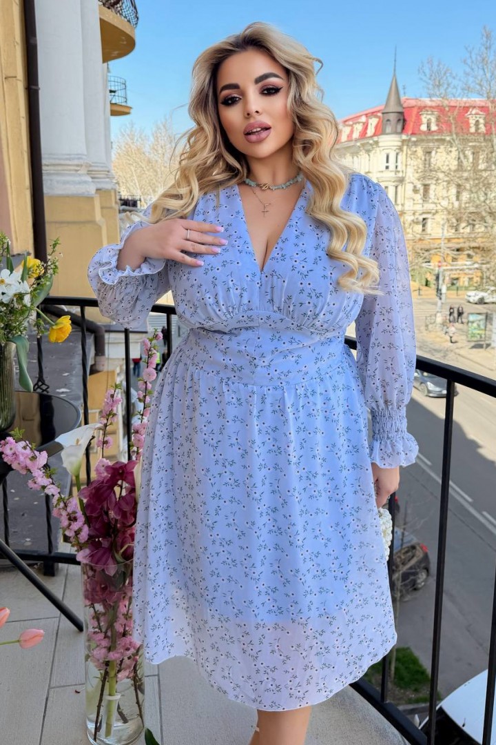 Платье с принтом VL-1162A550