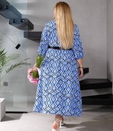 Платье с поясом EY-668A18B21