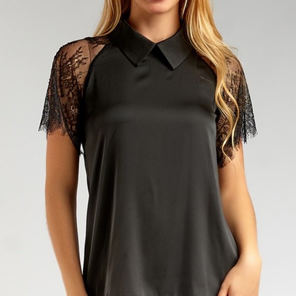 Женская шелковая блузка AST-262326