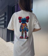 Сукня-футболка з яскравим накатом TS-0447A350