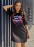 Сукня-футболка з яскравим накатом TS-0447A350