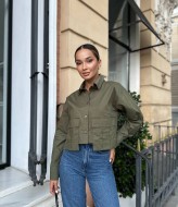 Укороченная рубашка женская AXY-045A380