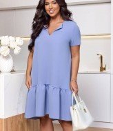 Сукня трапеція з воланом AD-7828.1A290