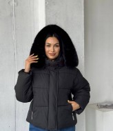 Женская зимняя куртка с мехом  ZL-006A1750