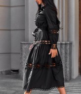 Красивое платье с кружевом NJ-ENI-200819A1890