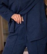 Замшевый костюм брючный NJ-AZ-8256A900