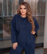 Замшевый костюм брючный NJ-AZ-8256A900