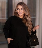 Замшевый костюм брючный NJ-AZ-8256A900