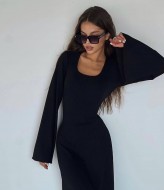 Женское платье в рубчик VOL-435A450