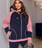 Костюм женский спортивный на флисе  KYB-21123A23