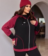 Костюм женский спортивный на флисе  KYB-21123A23