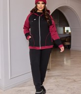 Костюм женский спортивный на флисе  KYB-21123A23