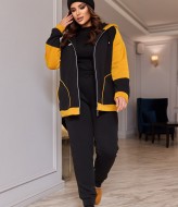Костюм женский спортивный на флисе  KYB-21123A23