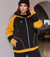 Костюм женский спортивный на флисе  KYB-21123A23