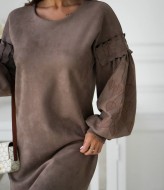 Замшевое платье KA-7562A800