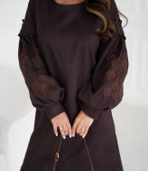 Замшевое платье KA-7562A800