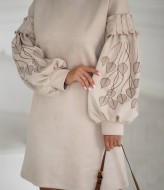 Замшевое платье KA-7562A800