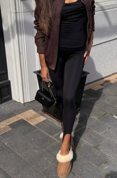 Леггинсы на флисе женские ANM-394A350