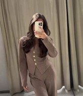 Брючный костюм ангора  ANM-393A750