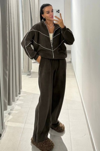 Спортивный костюм женский флис VOL-712A650 Спортивный костюм женский флис VOL-712A650